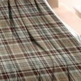 thumbnail image 3 of Brown Beige Plaid Checkered Pattern Blanket,Comfortable Soft Flannel Throw Blanket,All Season,Warm Lightweight Blankets for Sofa Bed Couch Living Room Chair,30"x40", 3 of 4