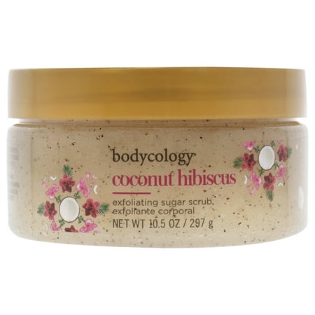Bodycology Coconut Hibiscus Exfoliating Sugar Scrub, 10.5 oz Scrub