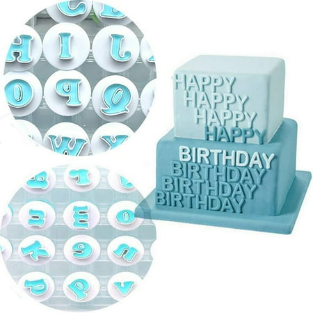 

Letter Number Cake Mold Case - Fondant Stamp DIY Mould Kitchen Baking Accessories