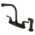thumbnail image 7 of Kingston Brass GKB751SP  GKB751SP Water Saving Magellan Centerset Kitchen Faucet with Matching Side Sprayer, Chrome, 7 of 7