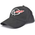 thumbnail image 3 of C5 Corvette Black Brushed Cotton Twill Hat, 3 of 3