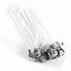thumbnail image 1 of 100 high quality 20cm pre-waxed wicks with holders for candle making, 1 of 4