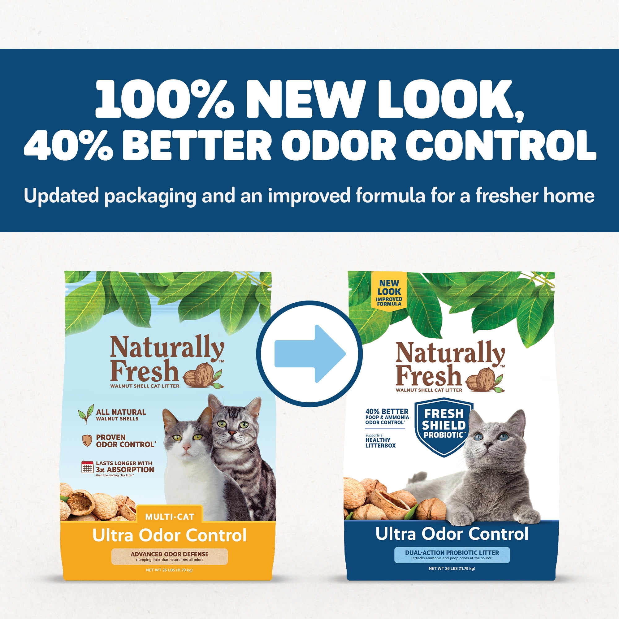 Naturally Fresh Ultra Odor Control Multi-Cat 14 lb. Bag