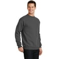 thumbnail image 4 of Port  Company Mens Classic Crewneck Sweatshirt Medium Charcoal, 4 of 6