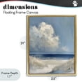 thumbnail image 4 of Stupell Industries Transitional Dark Waters Ahead Gold Floating Frame Canvas Art, 25 x 31, by Petals Prints Design, 4 of 8