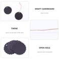 thumbnail image 4 of MasteelfCA 100pcs 5cm Kraft Paper Hanging Labels with Hemp Rope Blank Tags for DIY, 4 of 7