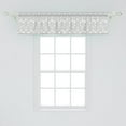 thumbnail image 2 of Ambesonne Abstract Window Valance, Spiral Circles Connected, 42" x 12", Pale Grey and White, 2 of 3