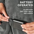 thumbnail image 3 of Sunbeam Slate Gray Microplush Cordless Electric Blanket, 3 of 9