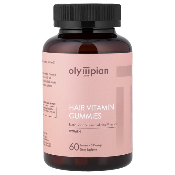 Olympian Labs Women, Hair Vitamin Gummies, 60 Gummies