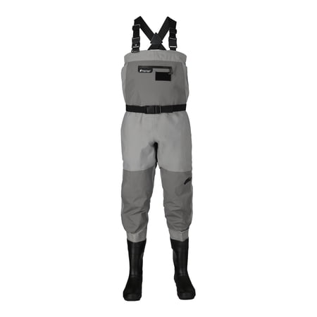 Frogg Toggs Hellbender PRO Chest Waders for Men with 4-Ply Nylon Upper & Bootfoot Lug Sole Gray Size 11 Husky