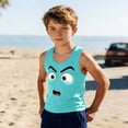 thumbnail image 2 of Favoffer Toddler Kids Boys And Fashion Cute Gradient Print Soft Sleeveless Bottom Camisole, 2 of 6