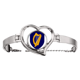 thumbnail image 1 of Irlanda Europa emblema nacional Pulsera pulsera de joyería en forma de corazón Unbranded M, 1 of 3