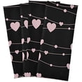 thumbnail image 2 of SKYSONIC Valentine's Day Love Heart Kitchen Towel Set of 1, Super Soft Absorbent Hand Towel Tea Towel Home Restaurant Tableware Cleaning Rag for Kitchen, Hotel, Beach, Bathroom, Gym, etc., 2 of 7