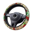 thumbnail image 5 of YFYANG Universal Elastic Vintage Abstract Line Flower Car Steering Wheel Cover, Non-Slip Sweat Absorbent, 5 of 8