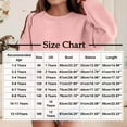 thumbnail image 3 of XUNKUSGA Halloween Sweatshirt 1-13 Years Pumpkin Bat Girls Crewneck Sweatshirt Loose Soft Drop Shoulder Long Sleeve Pullover Tops for Halloween Themed Party Multicolor, 3 of 4