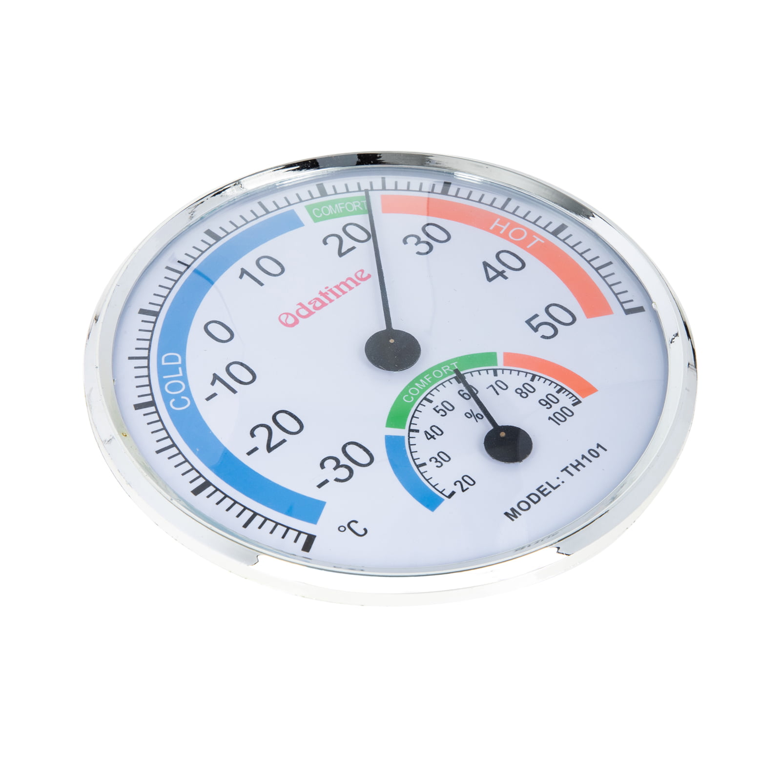 keaiduoa Vintage Thermometer Hygrometer Large Scale ℃/ ℉ Display Humidity  Monitor