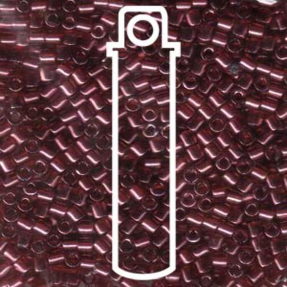 Transparent Luster Red Metallic Miyuki Delica Beads 8/0 DBL-0116-TB