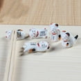 thumbnail image 5 of Toyvian Ceramic Cat Chopstick Rest Holder Japanese Style for Holding Chopsticks 6Pcs, 5 of 8