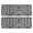 Black Daisy Flower, variant on Kitchen Rugs Sets Of 2,Orange Daisy Flower Floral Pattern Anti Fatigue Kitchen Mat Rugs Non Slip Washable,Decorative Kitchen Floor Mats for Kitchen,Sink,Laundry,17"x47" 17"x47"