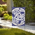 thumbnail image 2 of Sigee Blue And White Porcelain Pattern for Live Happy Decorative Small Garden Flag,Double Sided Yard Flags Holiday Garden Flags for All Seasons, 2 of 9