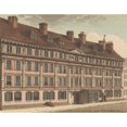 thumbnail image 2 of Samuel Ireland 24x20 Black Ornate Framed Double Matted Museum Art Print Titled: Furnival's Inn (1800), 2 of 5