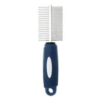 Durable Pet Grooming Brush for Pet 7.48"x2.05" Blue