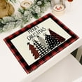 thumbnail image 4 of ToyKingdee Red Snowflake Merry Christmas Table Runner and Placemats Set, Runner with Placemats, Elegant Holiday Dining Set, 4 of 6