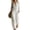White #12, variant on WULMLEO Womens Wide Leg Jumpsuits Cotton Linen Workout Button Front Long Sleeve V Neck One Piece Overalls Casual Y2k Comfy 2026 Jumpsuit with Multi Pockets Yellow 2XL