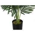 thumbnail image 6 of Artificial Plant, 34" Tall, Palm Tree, Indoor, Faux, Fake, Floor, Greenery, Potted, Real Touch, Decorative, Green Leaves, Black Pot, 6 of 6