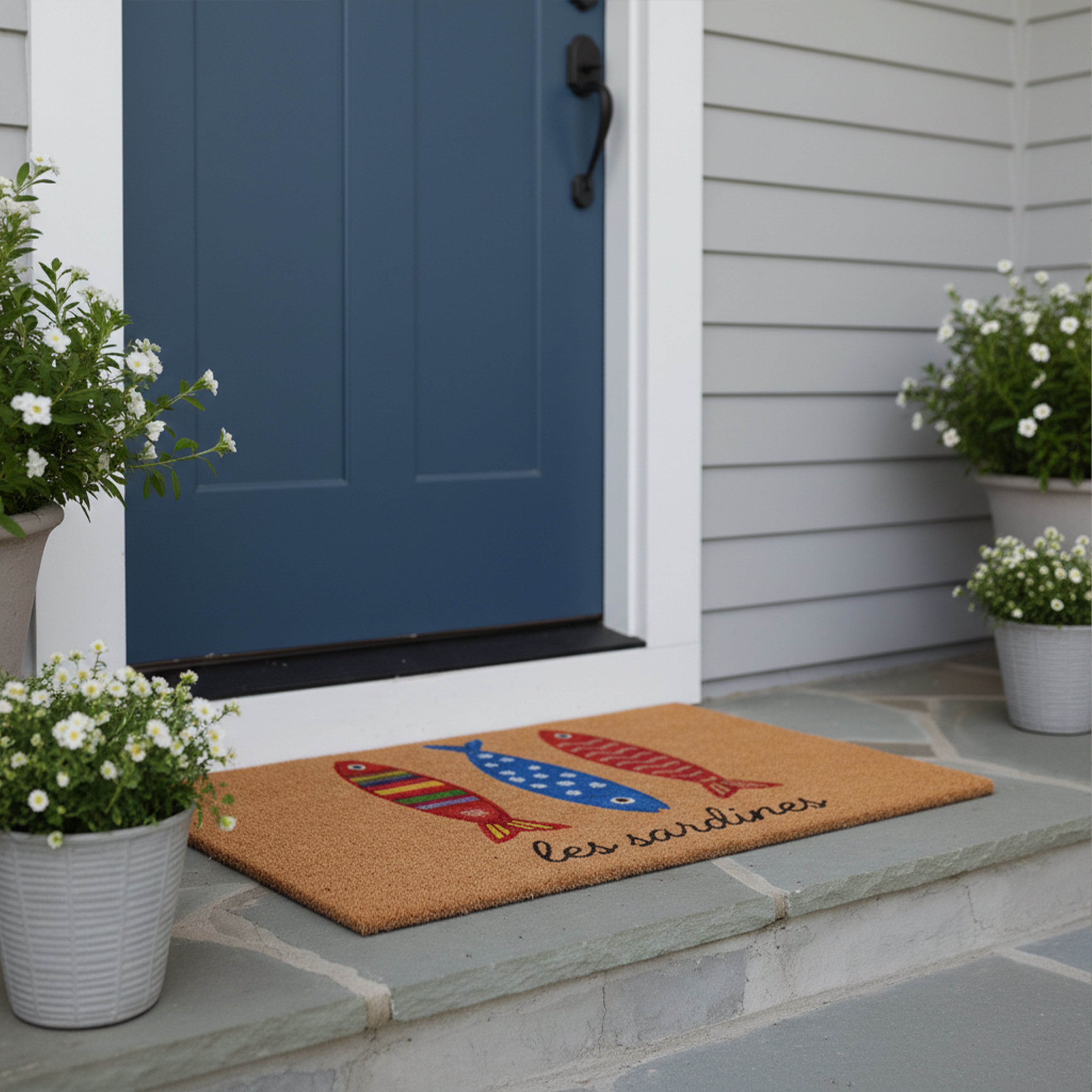 Calloway Mills 117901729 Les Sardines Doormat, 17" x 29"