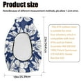 thumbnail image 7 of Uorisanigo ATV Seat Cover Waterproof Blue Hibiscus Flowers Seat Cover for ATV Universal Fit for Polaris Sportsman Honda Rancher Foreman Scrambler, Non-Slip Breathable, 7 of 7