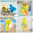 thumbnail image 6 of 48" x 24" Bath Beach Pool Hooded Towel Warp for 3-7T Unisex Baby Toddler, Absorbent Poncho, Orange Fox, 6 of 8