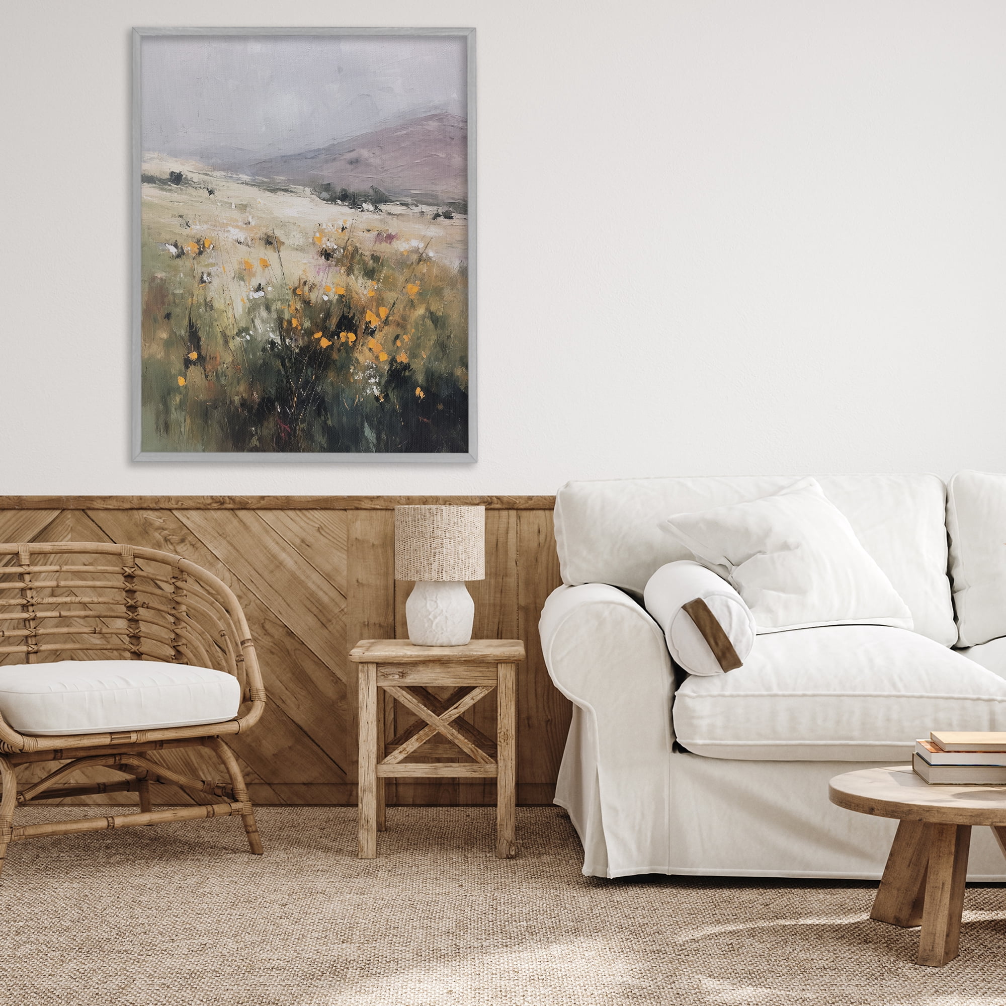 Stupell Industries Verdant Dreams Landscape Gray Framed Giclee Art, design by Svetlana Aleynikova