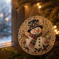 thumbnail image 4 of Christmas Diamond Art Hanging Kit for Adults, DIY Diamonds Painting Door Hanger Board Kit, Special Acrylic Diamond Art Painting Pendant Ornament Christmas tree, 4 of 7