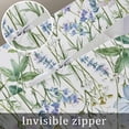 thumbnail image 7 of Botanical Throw Pillow Cover 20 x 30 Inch Decorative Pillow Cover Blue Pink Daisy Floral Watercolor White Lumbar Pillowcase Seasonal Rectangle Cushion Case for Couch Sofa Bed Living Room, 7 of 7
