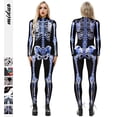 thumbnail image 2 of Disfraz de fantasma terrorífico para adultos, mono Sexy de diablo para Halloween, para niños y niñas, fiesta de carnaval, Día de los muertos, 2 of 4