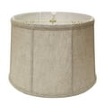 thumbnail image 1 of Cloth & Wire Slant Retro Drum Softback Lampshade with Washer Fitter, Oatmeal, 1 of 2