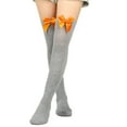 thumbnail image 2 of Entyinea Womens Scrunch Socks Casual Athlete Striped Over Knee Thigh High Tights Long Stocking Socks,M One Size, 2 of 5