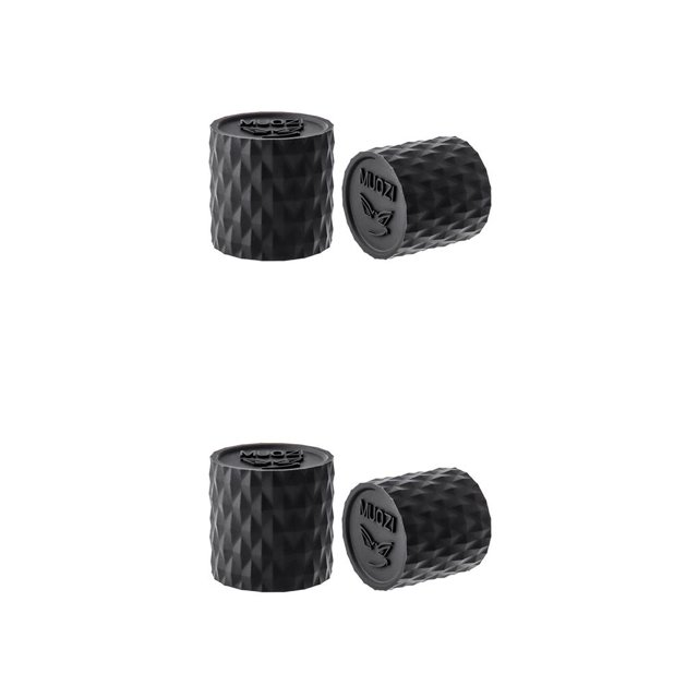 Greeniant 1 par de tapones para manillar, tapones para barras resistentes al desgaste, pieza de bicicleta para decoración, negro Type2 NO2