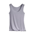thumbnail image 4 of Lixiuxyad Cute Tank Tops For Women Women's Long Tank Top Sport Fashion Tank Top Women Sleeveless And Tank Tops Sexy V Neck Backless Women's And Elegant Tee Shirt White Clothing Summer(Gray XXXXL), 4 of 4