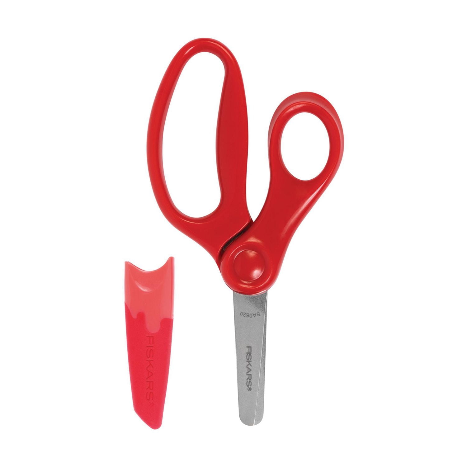 Ciseaux ronds rouge 13 cm