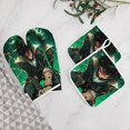 thumbnail image 5 of My Hero Academia 4 Pcs Oven Mitts And Pot Holders Kitchen Oven Glove with Potholders Non-Slip Cooking Gloves for Cooking Baking Grilling, 5 of 7
