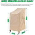 thumbnail image 2 of F&J Outdoors Premium Waterproof Outdoor Patio Chair Cover - 27"W x 34"D x 41"H, 2 of 7