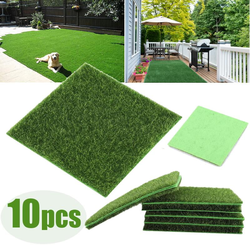Richland Japanese Faux Grass Mat 10x 10 Interlocking 3 Grass 