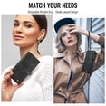 thumbnail image 5 of ShellTech For Samsung Galaxy Z Fold 7 PU Leather Wallet Case with Card Holder Kickstand Magnetic Zipper Pocket Lanyard Strap Wristlet,Leather Flip Case Shockproof Protective Cover,Black, 5 of 8