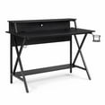 thumbnail image 2 of Linon Home Decor DK101RED01U 36 x 47.25 x 23.63 in. Jasper Led Gaming Desk, Black & Red, 2 of 10