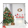 thumbnail image 1 of EREHome Polyester Fabric 5x7ft Photography Backdrop Newborn Green Xmas Tree Background Cloth Christmas Backdrops for Photographers, 1 of 1