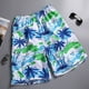 thumbnail image 1 of Pantalones cortos de baño de talla grande para hombre, Shorts de playa con estampado de flores, azul, para gimnasio, surf, 2023 Fivean unisex, 1 of 2