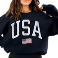 thumbnail image 2 of USA 250th Anniversary Flag Patriotic Graphic Casual Sweatshirt for Men and Women, 2 of 6