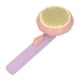 thumbnail image 1 of Pet Pumpkin Brush Shedding Grooming Self Cleaning Trimming Cat Pumpkin Brush for Home Indoor Purple, 1 of 5